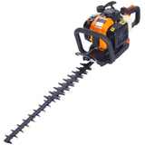 26cc 2 Cycle Gas Powered Hedge Trimmer Double Sided Blade 24" Recoil Gasoline Trim