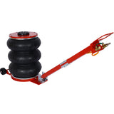 5T Triple Bag Air Jack Pneumatic Lifting 16in Capacity 11000lbs Easy-Collapsing Terrain Red