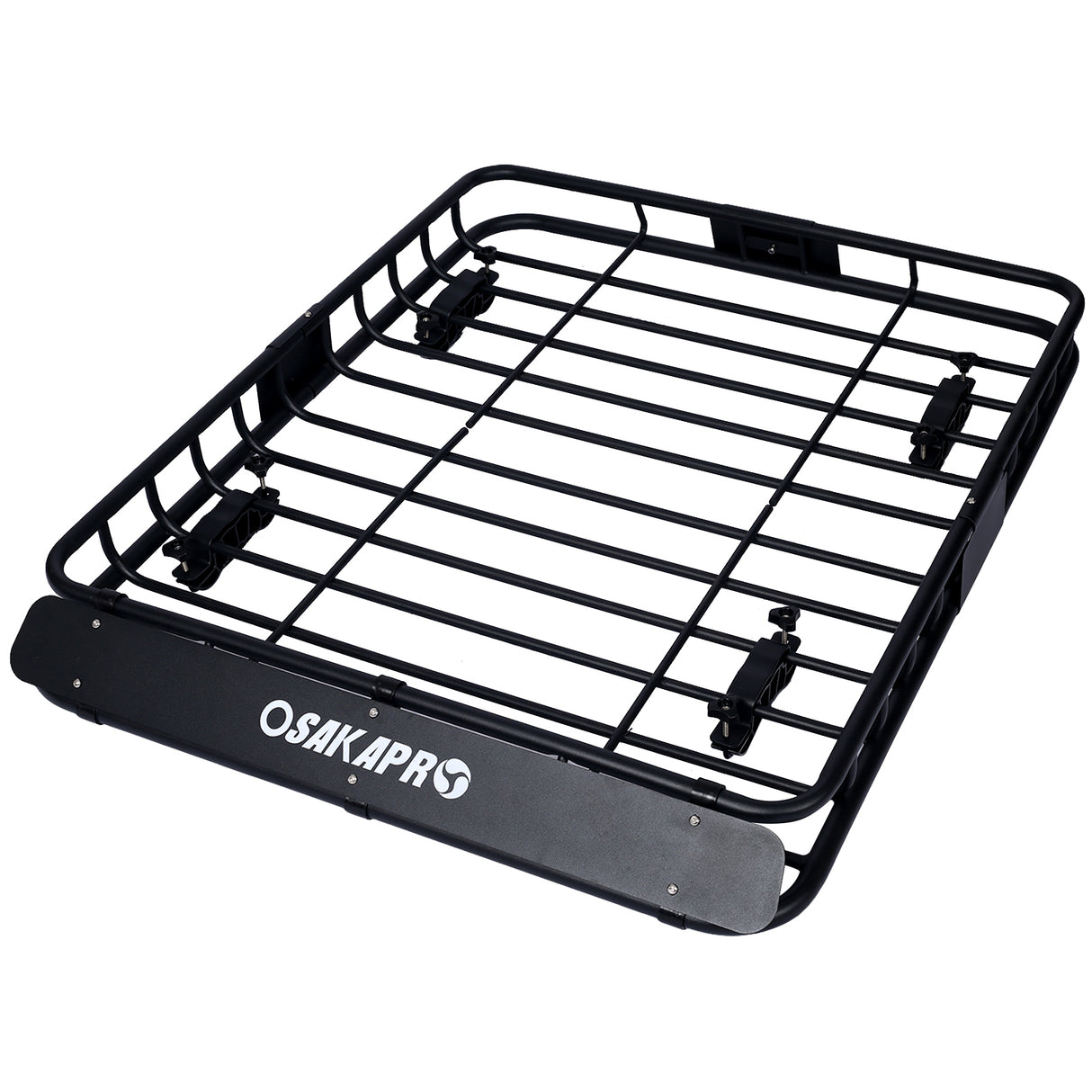 Rooftop Cargo Carrier Basket Motoring Roof Rack Top Mount 42" Black Steel