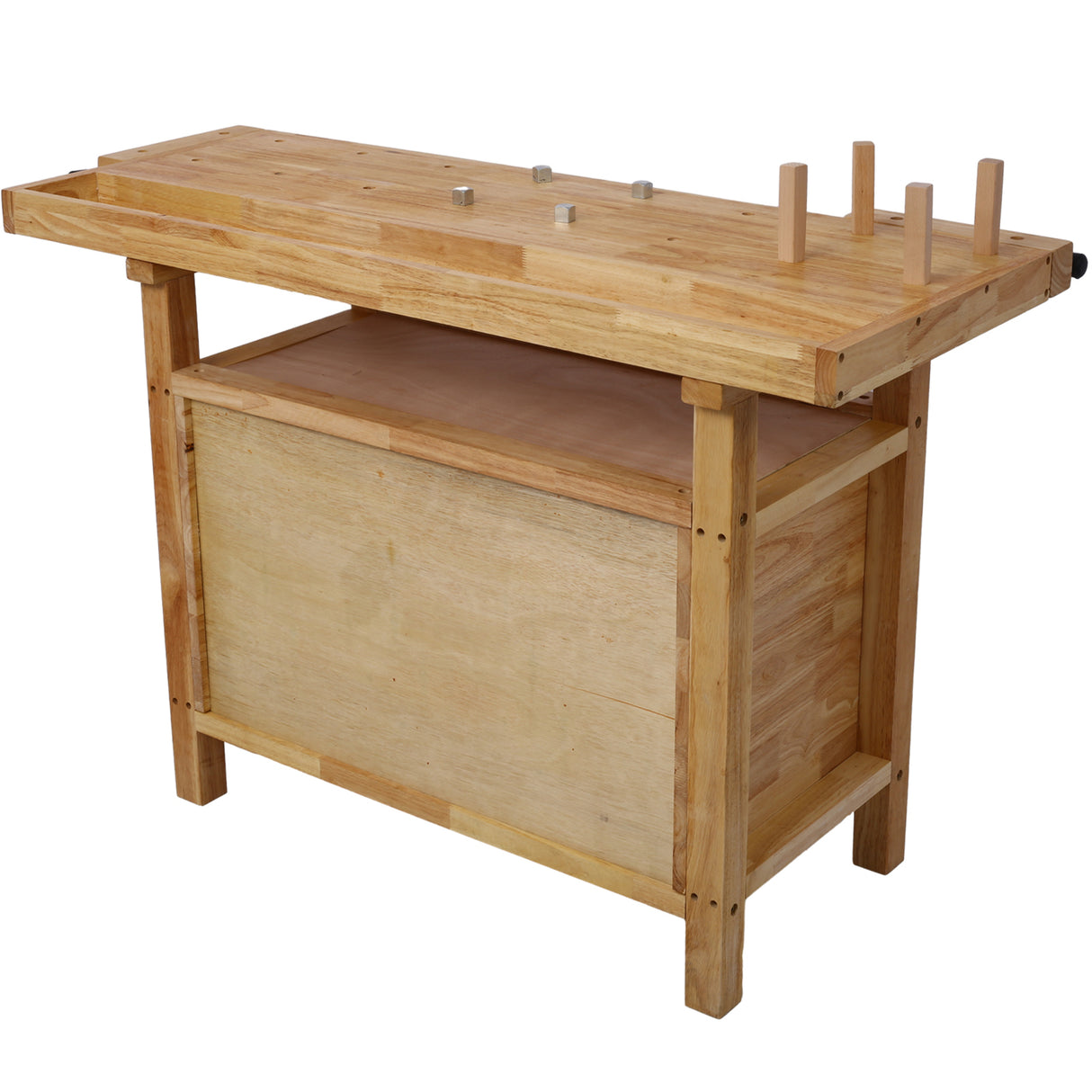 Wood Workbench Wooden for Garage Workshop and Home