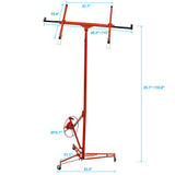 Gipsplaatliftpaneel 11' Hoist Jack Lifter Rood