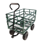 Wagon Cart Garden Trucks Transport Firewood Green