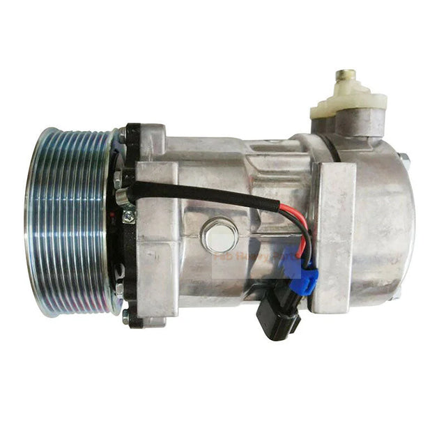 10S17C A/C Compressor 400102-00260 Fits for Doosan Excavator DX300LC-5 DX350LC-5 DX380LC-5 DX420LC-5