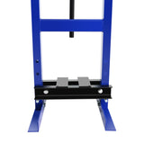 Steel H-Frame Hydraulic Garage Shop Floor Press with Stamping Plates and Pressure Gauge 6 Ton Capacity-Blue