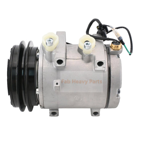 DKV14C A/C Compressor 11N6-90040 Fits for Hyundai HL730-7 HL730TM-7 HL740-3 HL740-7 HL740TM-7 HL757-7 Fits CASE 1221E Wheel Loader