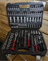 171Pcs Hand Tool Box na may Toolset Black