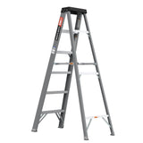 Fiberglass Step Ladder 6-foot 250lbs--Gray