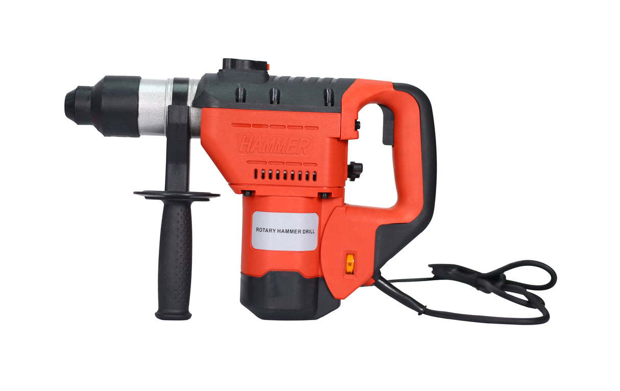 Hammer 1100W 1-1/2" SDS Plus Drill 3 funksjoner Rød Svart