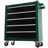 5-Drawers Rolling Tool Chest Cabinet on Wheels na may Keyed Locking System at Drawer Liner na may Link Buckle na Pinagsama sa Malaking Cabinet Set para sa Warehouse Garage