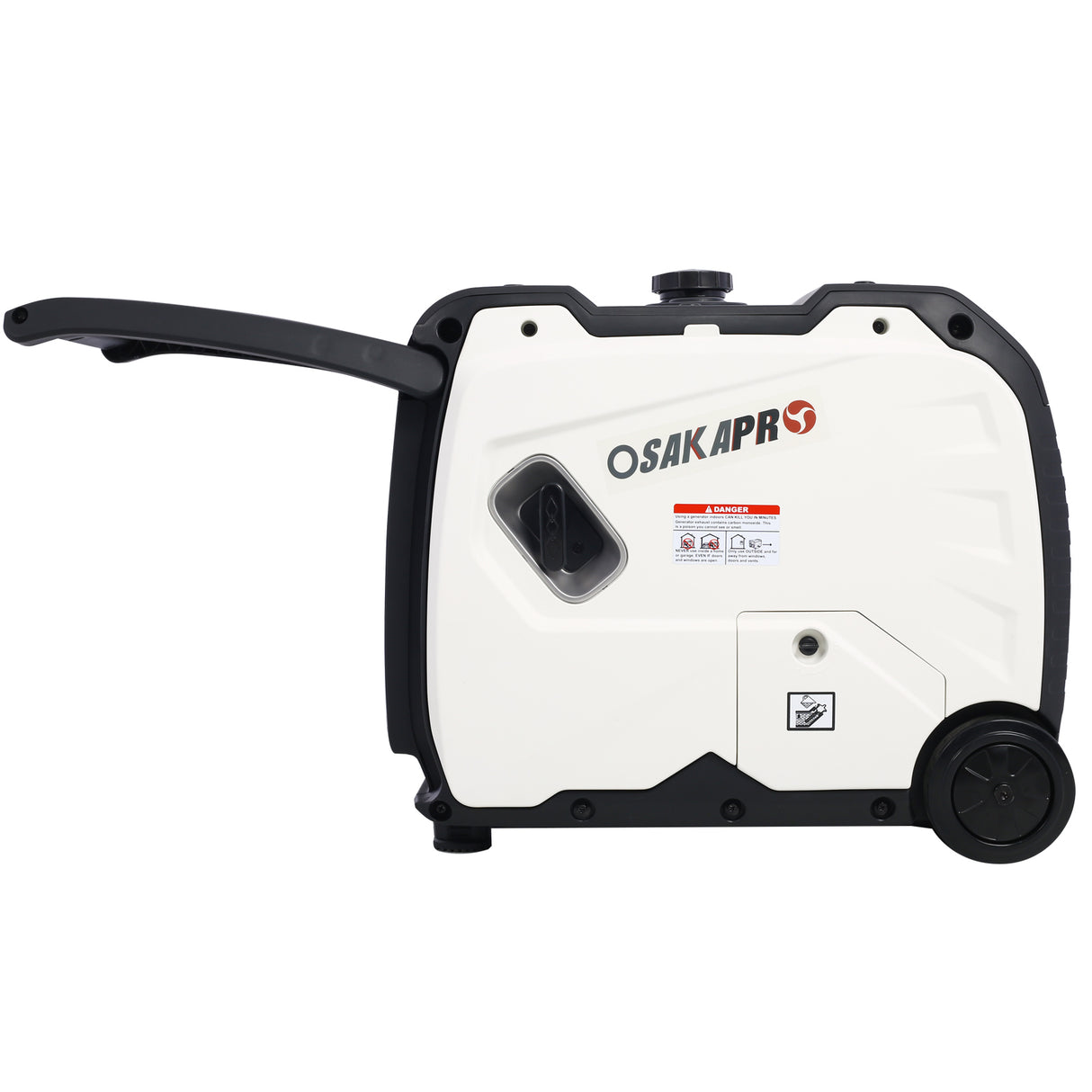 Super Quiet Inverter Generator 4500w Portable Electric Start Foldable Handle na may Wheel 212cc 4 Stroke EPA Compliant