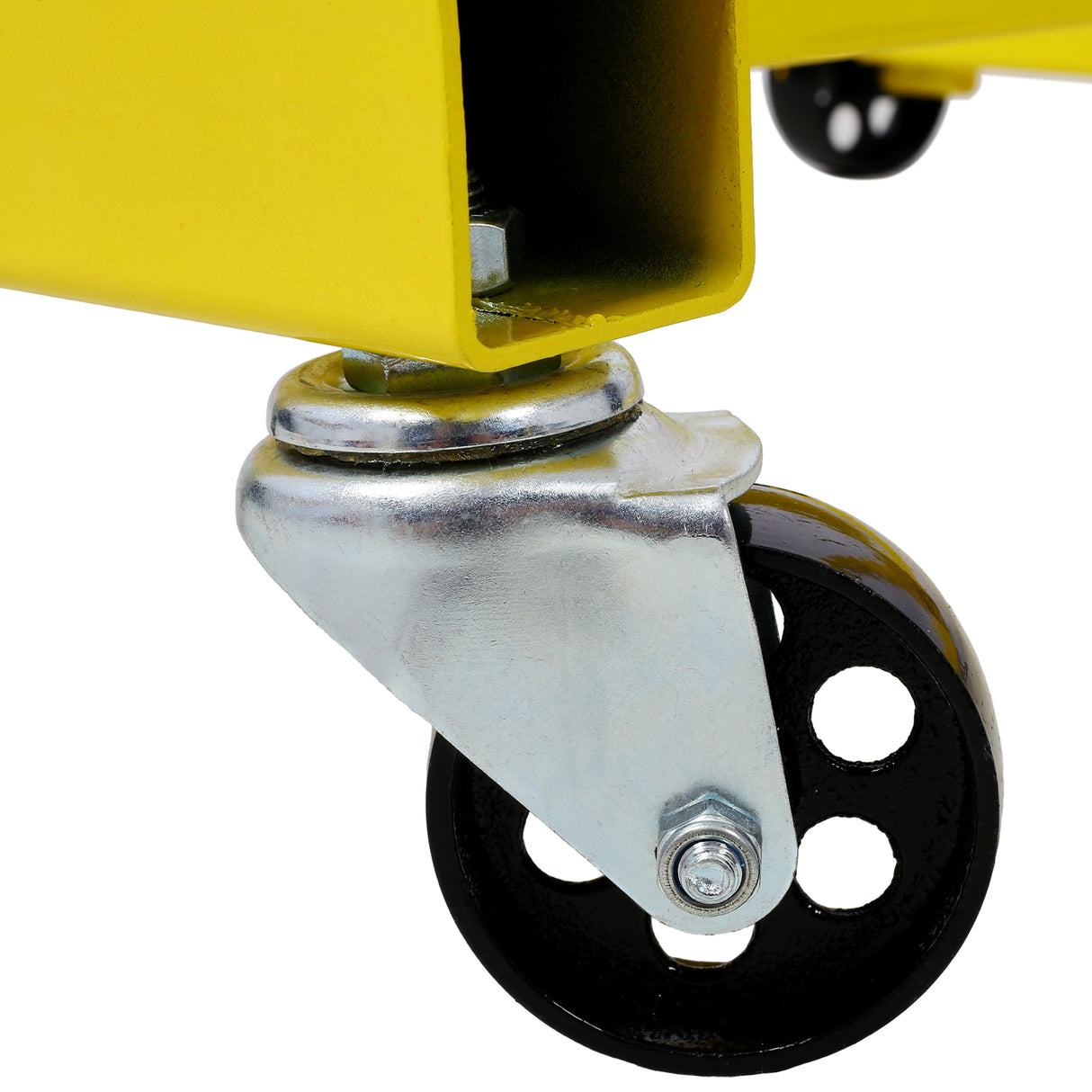 Rotating Coyote Engine Stand with 1000-Lb Capacity Hoists & Stands Test Run--Yellow