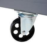 1,500 Lb. Capacity Adjustable Height Dual Wheel Dolly for Large Trucks--Grey