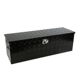 48 inch zware aluminium strepen verguld gereedschap lange doos pick-up truck bed RV trailer opslag organisator waterdichte bodemopslag met slot en sleutel (48"×15.2"×15.2")