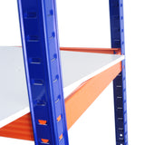 2920 Lbs. Capacity Garage Storage Shelves Heavy Duty Blue Orange