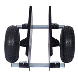 600lb Panel Dolly 10in. Pneumatic Wheels Black