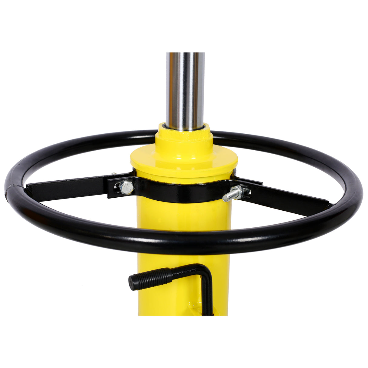 1660lbs Transmission Jacks Quick Lift Dual Spring Hydraulic Transmission 2 Stage w/ 360° for Car Lift 0.75 Ton Yellow