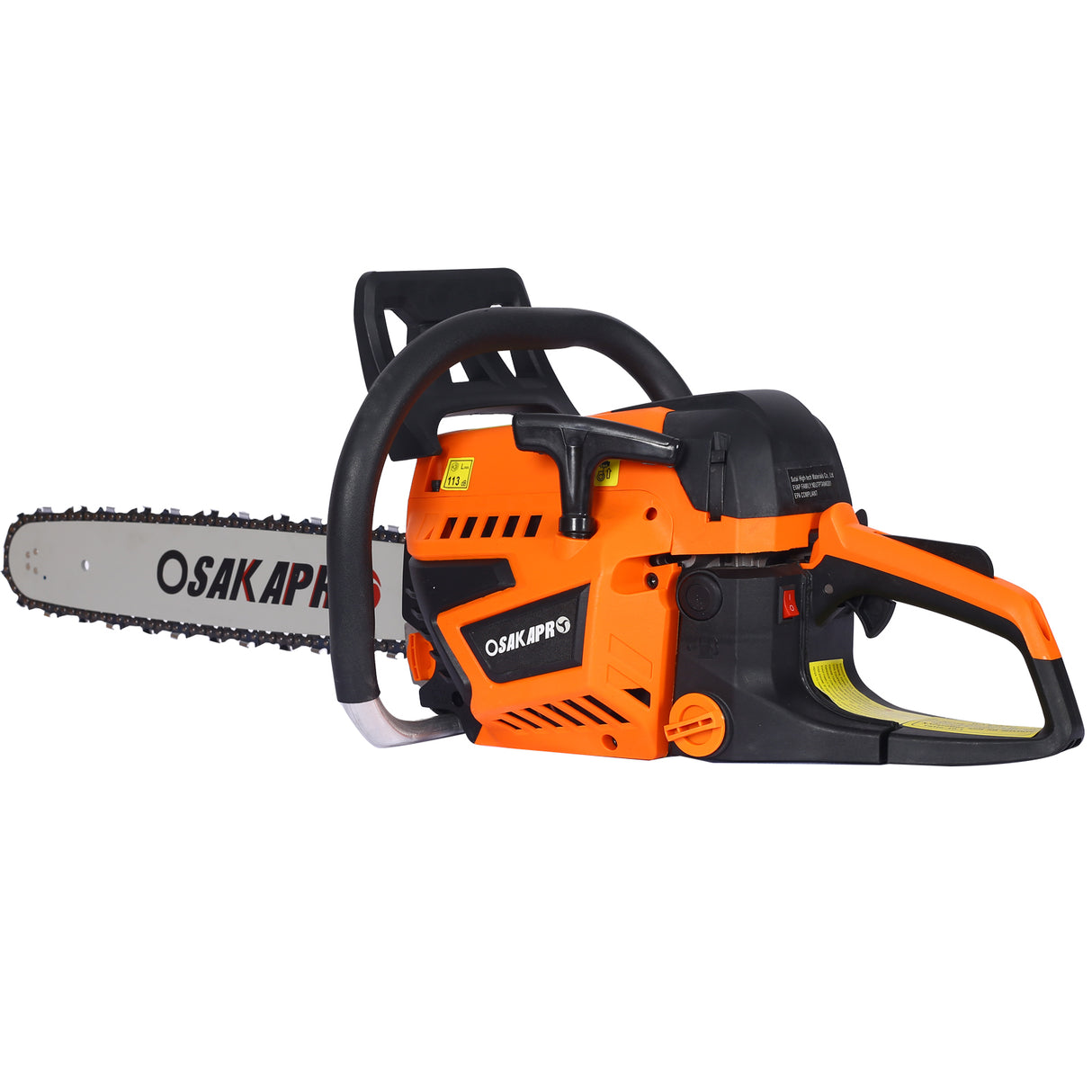 20inch 58cc Gasoline Chain Saw for Trees Wood Cutting 2-Cycle EPA Compliant Orange