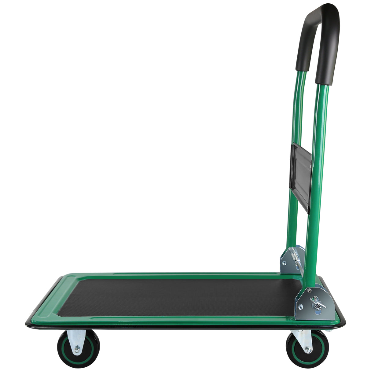 Push Cart Dolly Moving Platform Hand Truck Foldable para sa Easy Storage at 360 Degree Swivel Wheels na may 330lb Weight Capacity