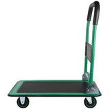 Push Cart Dolly Moving Platform Hand Truck Foldable for Easy Storage and 360 Degree Swivel Wheels with 330lb Weight Capacity