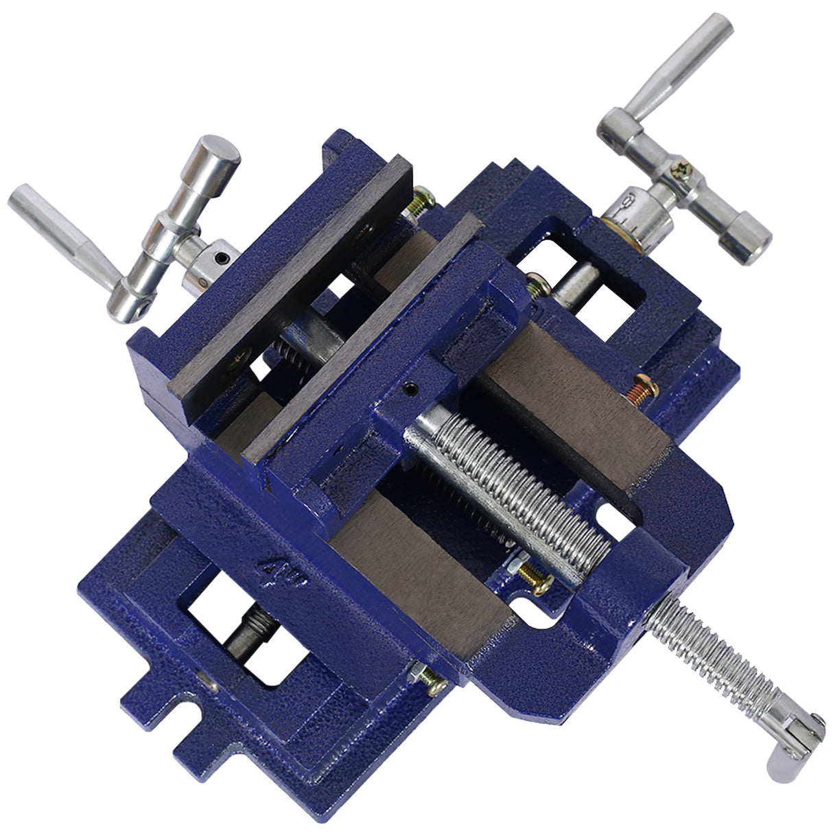 Trapano a colonna con morsa a scorrimento trasversale da 4 pollici Fresatrice per metalli da 4 pollici a 2 vie X-Y Morsetto da banco per la lavorazione del legno