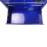 5 Drawers Multifunctional Tool Cart with Wheels Blue