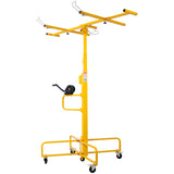 Drywall Lift Panel 16' Panel Hoist Jack Lifter Rolling Caster Wheel Sheetrock Construction Tools 150-lb. Capacity 4ft. x 16ft. Max. Sheet Size--Yellow