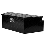 39 Inch Aluminum Utility Trailer Tongue Tool Box 5 Bar Tread Waterproof Under Truck Storage for Pick Up Bed RV ATV with Lock & Keys 38.8"x16.5"x12"