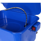 Mga Bahagi ng Gabinete Benchtop Automotive Washer na may 110v Electrical Pump 3.5 Gallon Blue