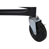 Drywall Panel Hoist Lift Rolling Jack Lifter 16ft Black