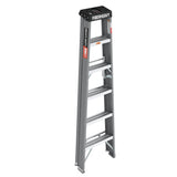 Fiberglass Step Ladder 6-foot 250lbs--Gray