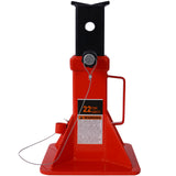 1 Pair Heavy Duty Pin Type Professional Car Jack Stand with Lock 22 Ton (44,000 lb) Capacity Red