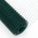 60M Malaking Sukat Galvanized Hexagonal Floral Green Chicken Wire Panlabas na Anti-Rust Wire Poultry Netting para sa Garden Coop Wire Fencing Steel