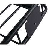 Rooftop Cargo Carrier BasketMotoring Roof RackTop Mount Rack 64 150 lbs Capacity Steel--Itim