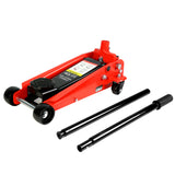 Hydraulic Trolley Low Profile at Steel Racing Floor Jack na may Piston Quick Lift Pump 3Ton (6,000 lb) Capacity Lifting range 5.1"-20"