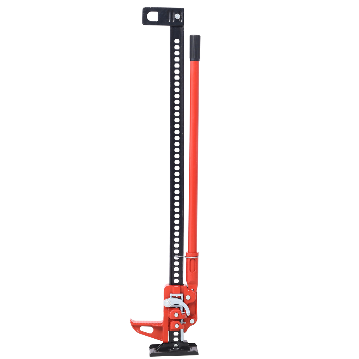 High Lift Farm Jack 48" Utility 7000 lbs Capacity Ratcheting Off Road Heavy-Duty for Tractor Truck SUV Bumper Red