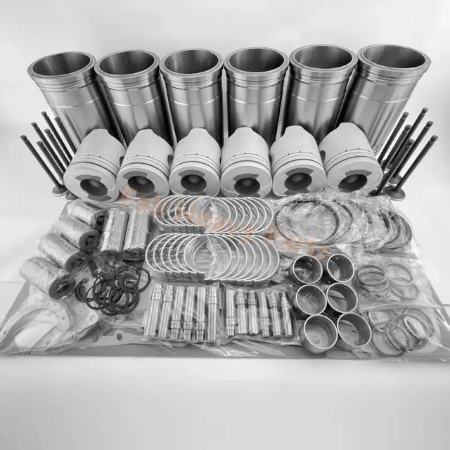 Engine Overhaul Rebuild Kit para sa Mitsubishi 6D24 Kato Excavator HD2050LC HD2045III