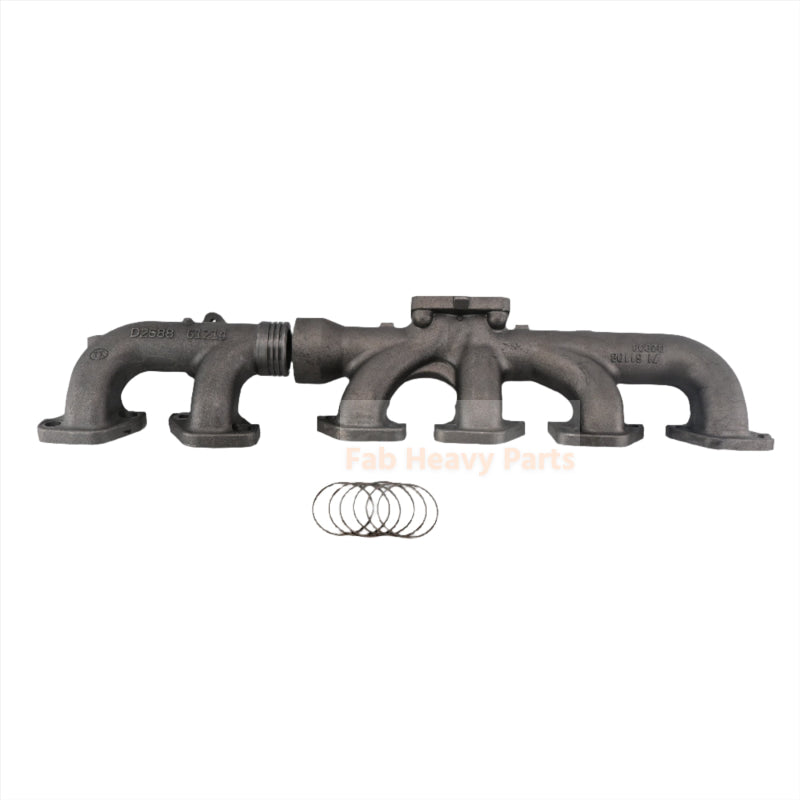 Exhaust Manifold 1141420320 & 1141420280 for Isuzu Engine 6HK1 Hitachi Excavator ZX330-3 ZX350K-3 ZX400LCH-3 ZX400W-3