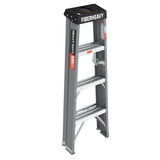 Fiberglass Step Ladder 4-foot 250lbs--Gray