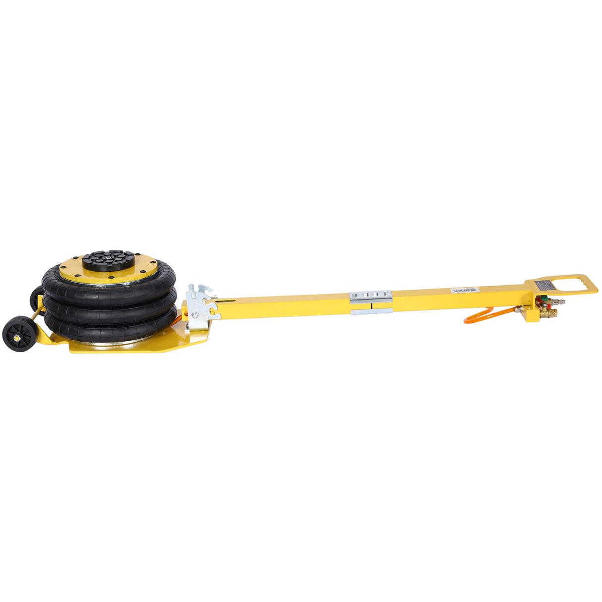 3T Triple Bag Air Jack Pneumatic Jack 3 bag Lifting 16in Capacity 6600lbs--Yellow