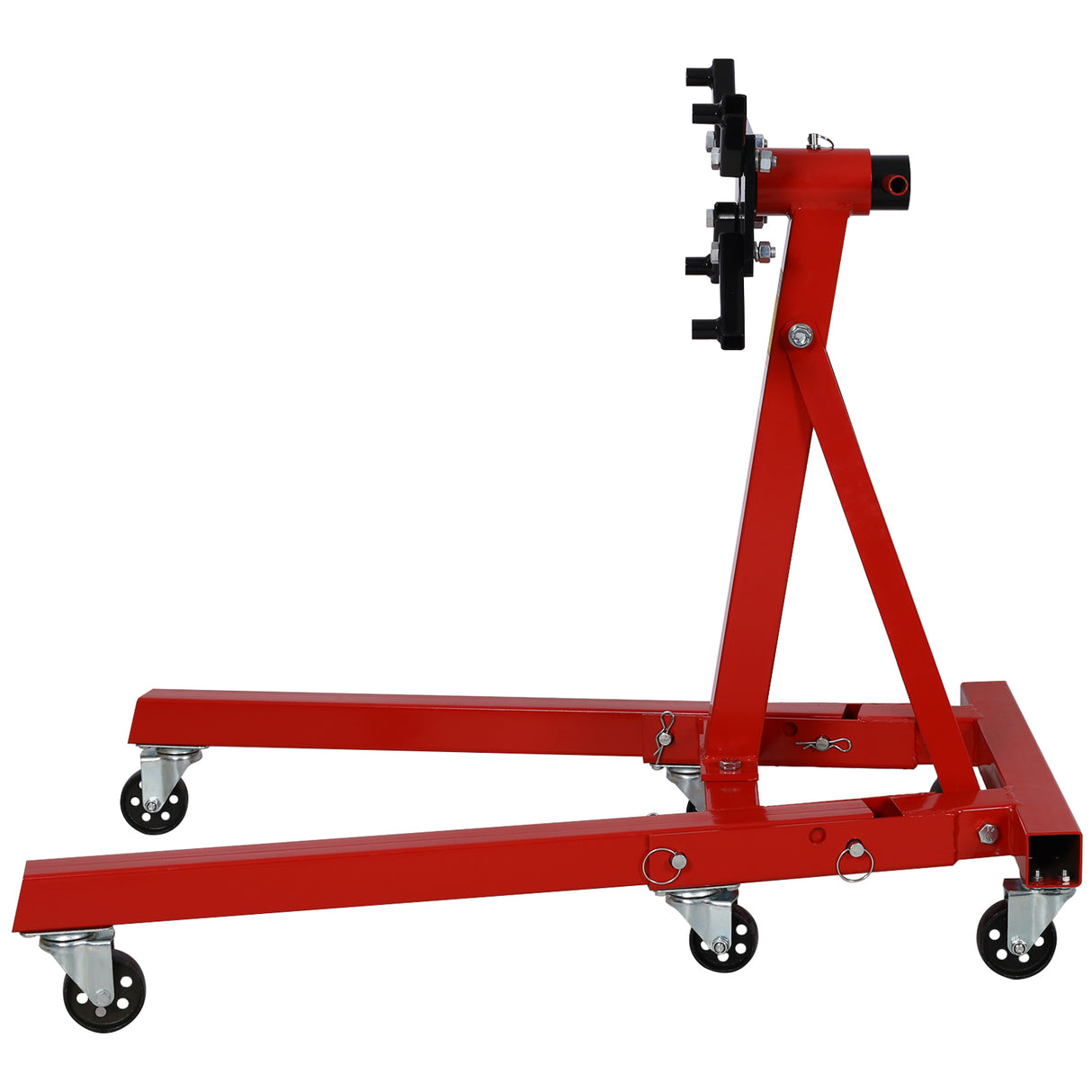 Support moteur bloc véhicule tête rotative pliante en acier 2000 lbs