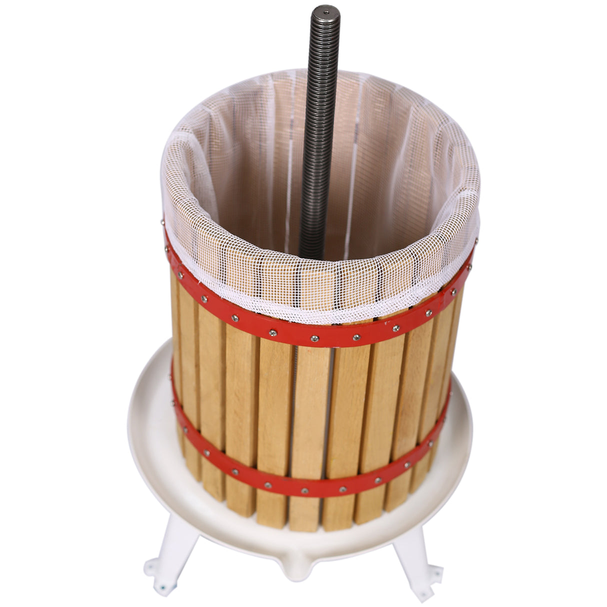 Fruit Wine Press and Crusher and Filter Bag 100% Nature Apple Grape Berries Crusher Manual Juice Maker for Kitchen