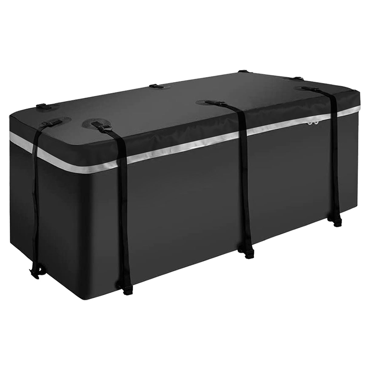 Hitch Mount Cargo Carrier Basket 60" X 21" X 6" na may Waterproof Cargo Bag 16 Cubic Feet(56" 20" 20") Kapasidad 500 Lbs