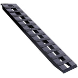 1 Pair Heavy-Duty Ramps with Top Hook Attaching End Universal Loading 72" X 14" 8800 LBS Aluminum--Black