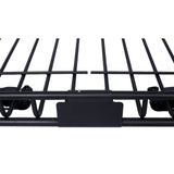 Rooftop Cargo Carrier Basket Motoring Roof Rack Top Mount 42" Black Steel