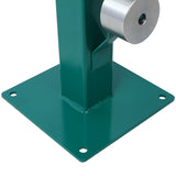 Dobladora compacta para piso de pedestal, 7 troqueles, tubo metálico compacto y versátil, montaje de 44', mango telescópico con recubrimiento en polvo, máximo 5/8" de espesor, 1-15/16" de ancho, verde