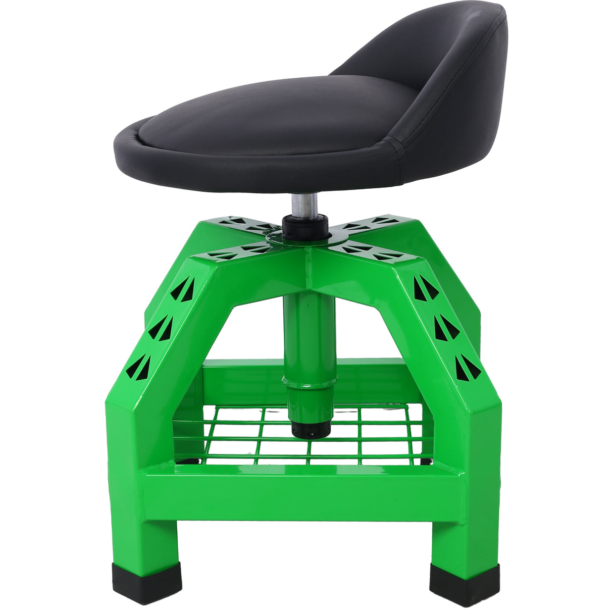 Pneumatic 360 Degree Swivel Stool Mechanics Rolling Creeper Seat Heavy Duty Rolling Shop na may Casters Green na 300 lbs na Kapasidad