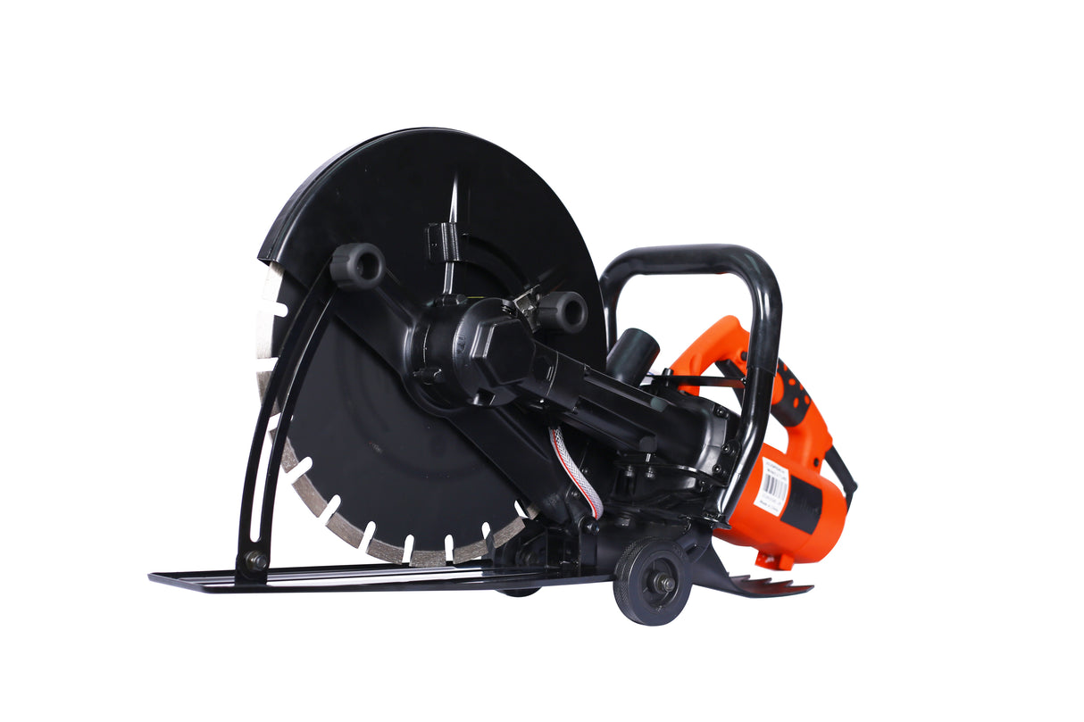 Electric 14" Cut Off Saw Wet/Dry Concrete Guide Roller with Water Line Attachment