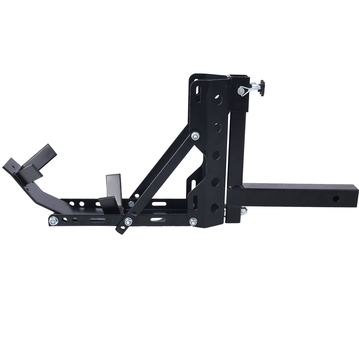 800LBS Motorcycle Trailer Hitch Scooter Hauler Mount Rack 2" Motorcycle Tow Carrier Receiver Heavy Duty Steel