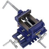 4" Cross Slide Vise Drill Press 4inch Metal Milling 2 way X-Y Benchtop Wood Working Clamp Machine