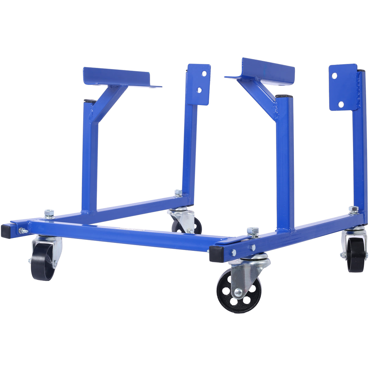 Engine Cradle with Wheels Powder Coat 3 In Heavy Duty Steel Construction 1000 LBS Capacity Storage Hardware Included Easy Assembly (Small Block Ford)